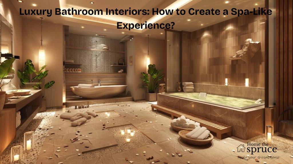 Luxury Bathroom Interiors: How to Create a Spa-Like Experience?