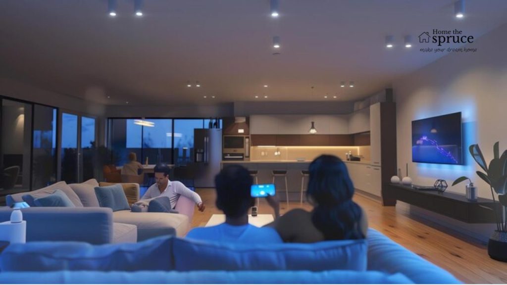 Living Room Control Privacy and Lighting